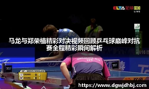 马龙与郑荣植精彩对决视频回顾乒乓球巅峰对抗赛全程精彩瞬间解析